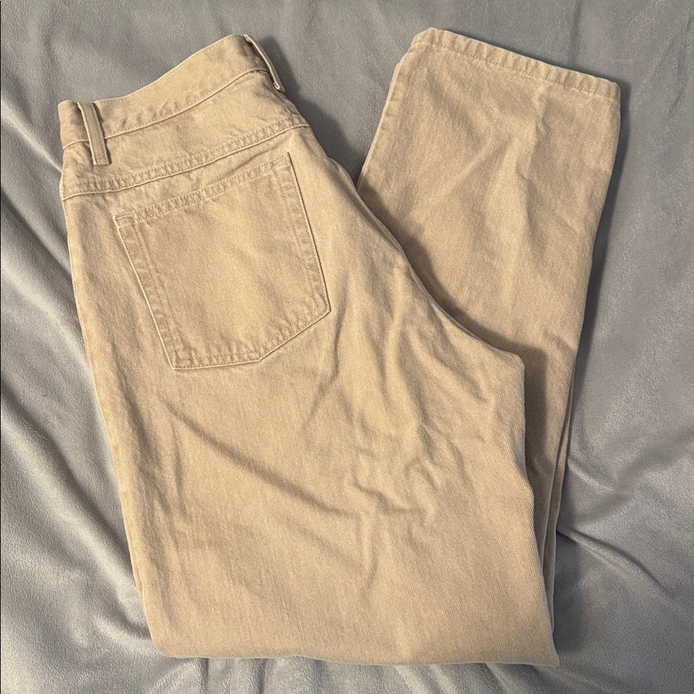 L.L. Bean Women’s Size 14 Tan Jeans